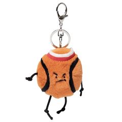 [ウィゴー] スポーツ ボール ぬいぐるみ キーホルダー ギフト プレゼント レディース F ブラウン 1