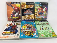 787.動作確認未　Nintendo ゲームキューブ　ソフト6枚　マリオカート　マリオパーティー　ピクミン　スマブラ