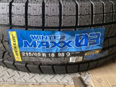 【送料無料】※在庫1本のみ 補修用に※  2022年製  ダンロップ WINTER MAXX03 215/65R16 アルファード・ラッシュ・プレサージュ・MPV・パジェロイオ・フォレスター・ビーゴ他
