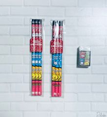 まいぜんシスターズ 鉛筆 消しゴム 3点セット 新品未使用