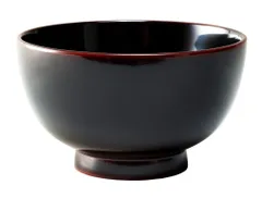 CK73 能登輪島塗 漆光堂謹製 流水菊 金蒔絵 黒塗吸物椀 九客 木箱 木製 M374 木製漆器 金魚 金蒔絵黒塗盃洗一対 木箱 / 杯洗 伝統工芸品