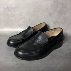 も*ー様 カステラーノ Castellano ペニーローファー 黒本革 6.5 | Mercari