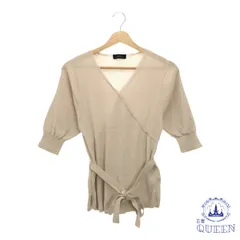 ☆美品 UNITED ARROWS ユナイテッドアローズ トップス カットソー おしゃれ 五分袖 きれいめ レディース ベージュ 901-11206 送料無料 古着