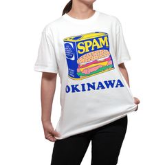 spam 缶詰 spam シャツ ホワイト 白 ユニセックス スパム ハンバーガー tシャツ 正規品