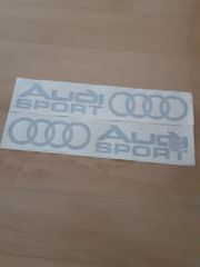 海外 限定　AUDI アウディ SPORT  500mm  カッティング　ステッカー　セット
