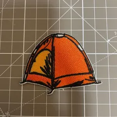 『キャンプ刺繍ワッペン』テントのサムネイル