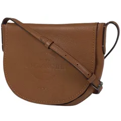 コーチ COACH ロゴ ショルダーバッグ 斜め掛け ショルダーバッグ レザー ブラウン F59723 レディース 【中古】
