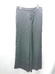 ◇ INDIVI インディヴィ ウエストゴム マキシ フレアー スカート サイズM ブラック レディース E  【1408220038367】