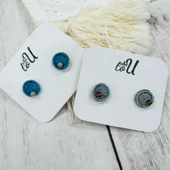 刺繍ピアス【ake to U】