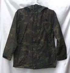 THE NORTH FACE ノースフェイス キッズ ジュニア サイズ140cm 迷彩 カモフラ ノベルティースクープジャケット マウンテンパーカー