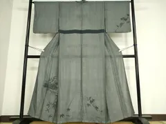 平和屋着物▽訪問着　無双　紗袷　紗×絽　南天枝葉文　正絹　逸品　DAAV5435az 2026年最新】紗無双の人気アイテム - メルカリ