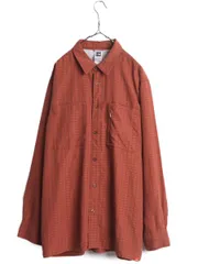 【お得なクーポン配布中!】 ノースフェイス チェック 長袖 シャツ メンズ XL / The North Face アウトドア ポケット付き 長袖シャツ ワンポイント マルチカラー MODAL