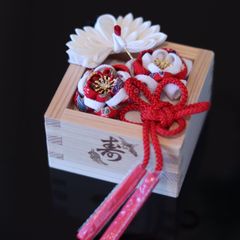 つまみ細工　リングピロー　結婚式　和風　ウェディング