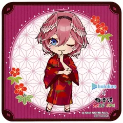 【中古】コースター 鷹嶺ルイ(ミニキャラver.) オリジナルコースター 「バーチャルYouTuber ホロライブ×極楽湯・RAKU SPAコラボ第四弾 フロライフ」 コラボメニュー注文特典