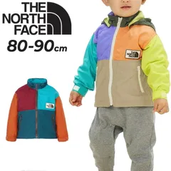 送料無料 ノースフェイス ベビーウェア 80cm 90cm ウインドブレーカー THE NORTH FACE グランドコンパクトジャケット 防風 はっ水 ベビー服 アウター アウトドアウェア 子供服 ウインドブレーカー カラフル ジャンバー 上着 赤ちゃん 幼
