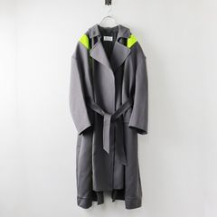 美品 2019AW メゾンマルジェラ Maison Margiela S51AA0191 トレンチコート 36/グレー テープ ロング ベルト【2400013830355】