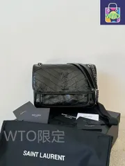 美品イヴサンローラン ブラック NIKI ショルダーバッグ-WT0輸入