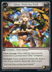 【中古】Grand Archive DOASD ・ EN - 011[C]：Silvie  With the Pack