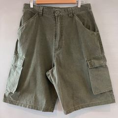 DC SHOE CO. ディーシーシュー USA カーゴショーツ ワイドハーフパンツ 短パン ミリタリー 緑 グリーン〜オリーブ メンズ W34