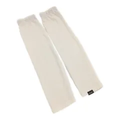 中古 ヒールクリーク HEAL CREEK アームカバー フリー 40 白 ホワイト  日焼け防止