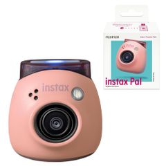 富士フイルム(FUJIFILM) 手のひらサイズカメラ チェキ INSTAX Pal パウダーピンク 広角レンズ マルチフォーマット INS PAL PINK