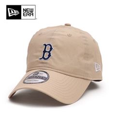 ニューエラ【ＮＥＷ ＥＲＡ】 9TWENTY MLB Typewriter ボストン・レッドソックス ベージュ キャップ 帽子 ユニセックス