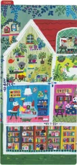 ほぼ日手帳 北岸由美/ほぼ日の下敷き アニマルマンション weeksサイズ用 手帳アクセサリー