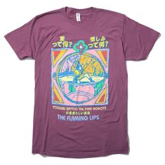 新品 正規品◆ザ・フレーミング・リップス バンド Tシャツ Yoshimi Surf Logo-Pink