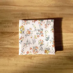 𑁍𓏸𓈒プリンセスフラワー ハンカチ ピンク𑁍𓏸𓈒ダブルガーゼ