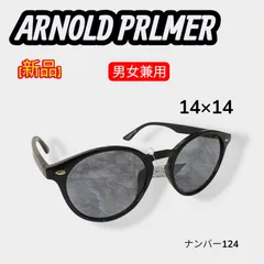 【新品】ArnoldPalmer サングラス ラウンド型 UVカット 黒　男女兼用　2