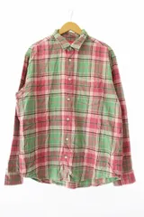 シュプリーム SUPREME 22AW Plaid Flannel Shirt ロゴ 刺繍 プレイド フランネル チェック 長袖シャツ M マルチカラー ブランド古着ベクトル 中古 ☆AA★ 250420のサムネイル