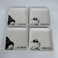 ハローキティ＆マイメロディ 小皿2枚セット 2箱 ローソン  未使用 非売品