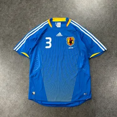 美USED adidas 2008-09 08/09 サッカー 日本代表 ホーム ユニフォーム #3 内田篤人 L