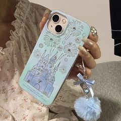 iPhone15 ケース iPhone15Pro ケース iPhone 14 iPhone13 お城 シンデレラ城風 オーロラ キラキラ かわいい スマホケース おしゃれ 韓国  大人気 おしゃれ カバー かわいい  iPhoneケース ProMaxなど対応