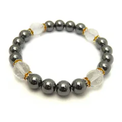 天然石 四神獣ブレスレット パワーストーン 四神相応数珠ブレスレット 水晶素彫りヘマタイト バラ売り メンズ レディース