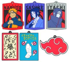 [중고] 코스터 전 6종 세트 고무 코스터 [이치반 쿠지 NARUTO-나루토- 질풍전 닌노 인연] F상