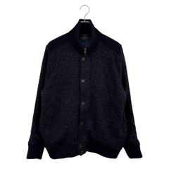 LANVIN◆ブルゾン  ランバン カシミヤ100% 無地 ネイビー系   メンズ サイズ L 8