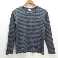 y■ノースフェイス/THE NORTH FACEリーブスクルーLEAVES CREW 長袖カットソー■NTW35009【レディースL】LADIES/51【中古】