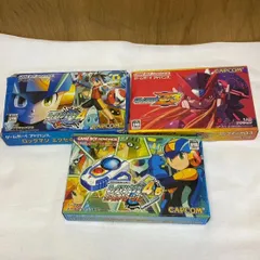 【箱劣化あり・カセット美品】GAME　BOY　ADVANCE　ロックマン　３本セット(エグゼ4 トーナメントブルームーン・エグゼ4.5リアルオペレーション・ゼロ3）