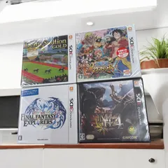 【新品未開封】３DS ワンピース 超グランドバトル! X他、全4本セット