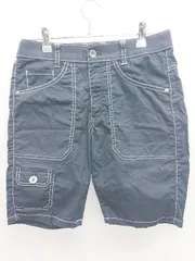 ◇ ⊂ PARADISO パラディーゾ ゴルフウェア キュロット ショート パンツ サイズM ネイビー系 レディース E  【1411130006609】