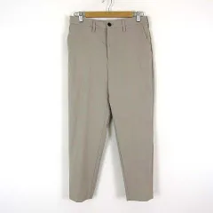 ジーユー GU 23SS イージー アンクル パンツ テーパード ストレッチ M ベージュ 美品