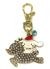 【中古】キーホルダー シナモロール クリスマスキラキラチャーム 「サンリオキャラクターズ」 2018年クリスマス サンリオショップ対象商品購入特典