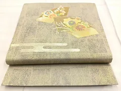 スワトウ六通袋帯 高級 袋帯 正絹 全通柄 汕頭刺繍 蘇州刺繍 スワトウ 濃緑 約150万円