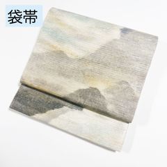 正絹 夏 名古屋帯 栗繭 紗紬 モダン図案 美品 訳あり - メルカリ