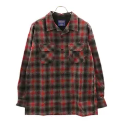 PENDLETON (ペンドルトン) チェック柄 ネルシャツ ウール 長袖シャツ ブラック/レッド 70Z718のサムネイル