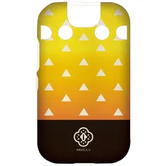 【在庫セール】バンダイ 鬼滅の刃 au mamorino5対応ソフトケース 我妻 グルマンディーズ 善逸(あがつま ぜんいつ) KMY-46C オレンジ