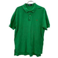 POLO RALPH LAUREN 半袖 ポロシャツ XL グリーン ポロラルフローレン 鹿子 古着卸 アメリカ仕入 a707-5501