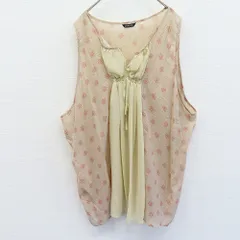 パドカレ pasdecalais  トップス チュニック ノースリーブ 総柄 s901342のサムネイル