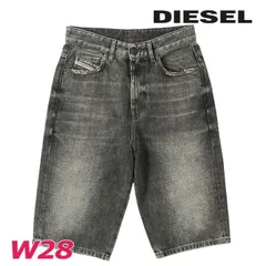 新品・未使用 ディーゼル DIESEL ブラックデニムハーフパンツ レディース ヴィンテージダメージ加工 DE-LILY-SP1
